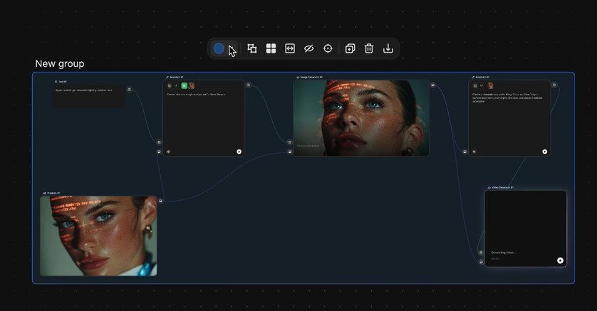 Resultado gerado com personagem consistente