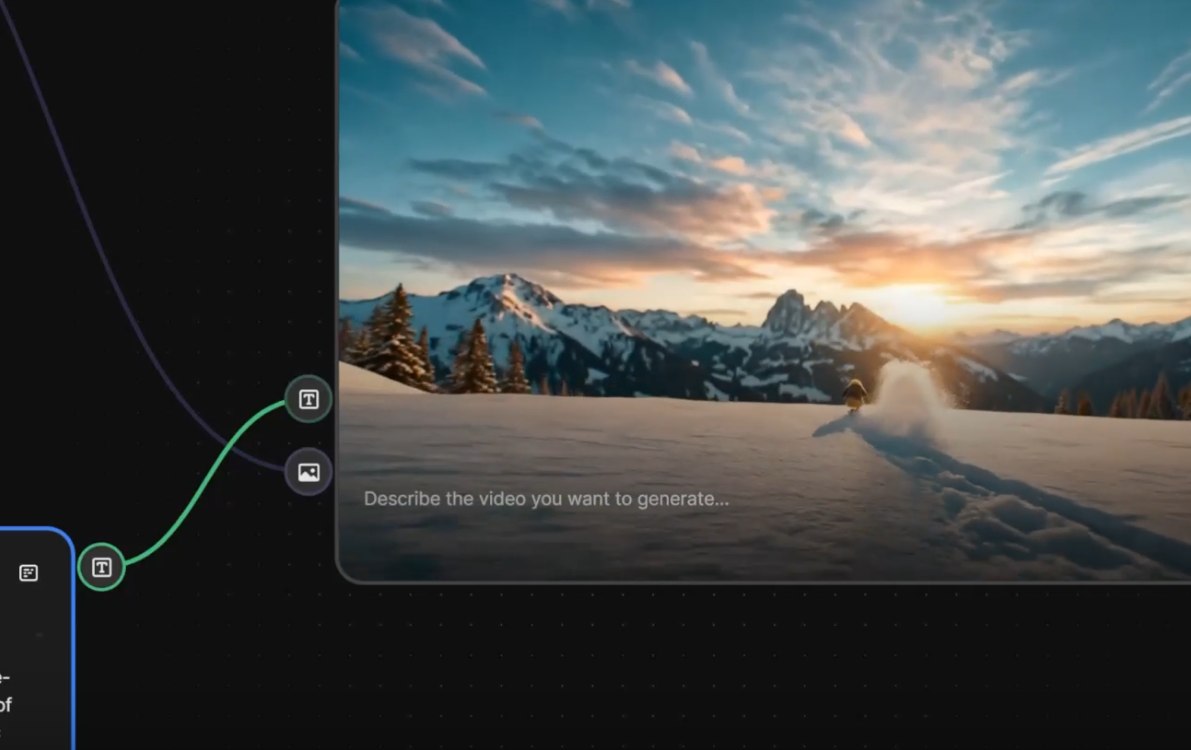 Resultado de vídeo gerado